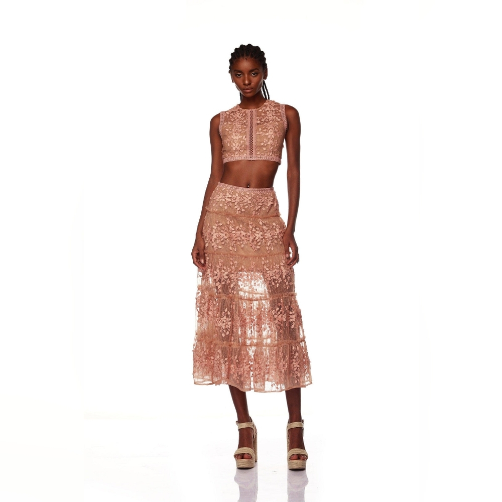 Bronx and BancoMegan Lace Two-Piece Set